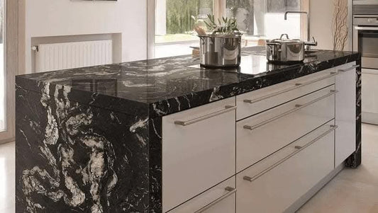 Forest Black granite