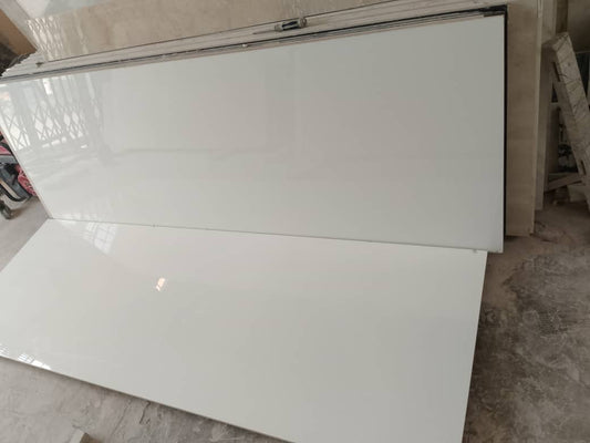 Pure white smart marble