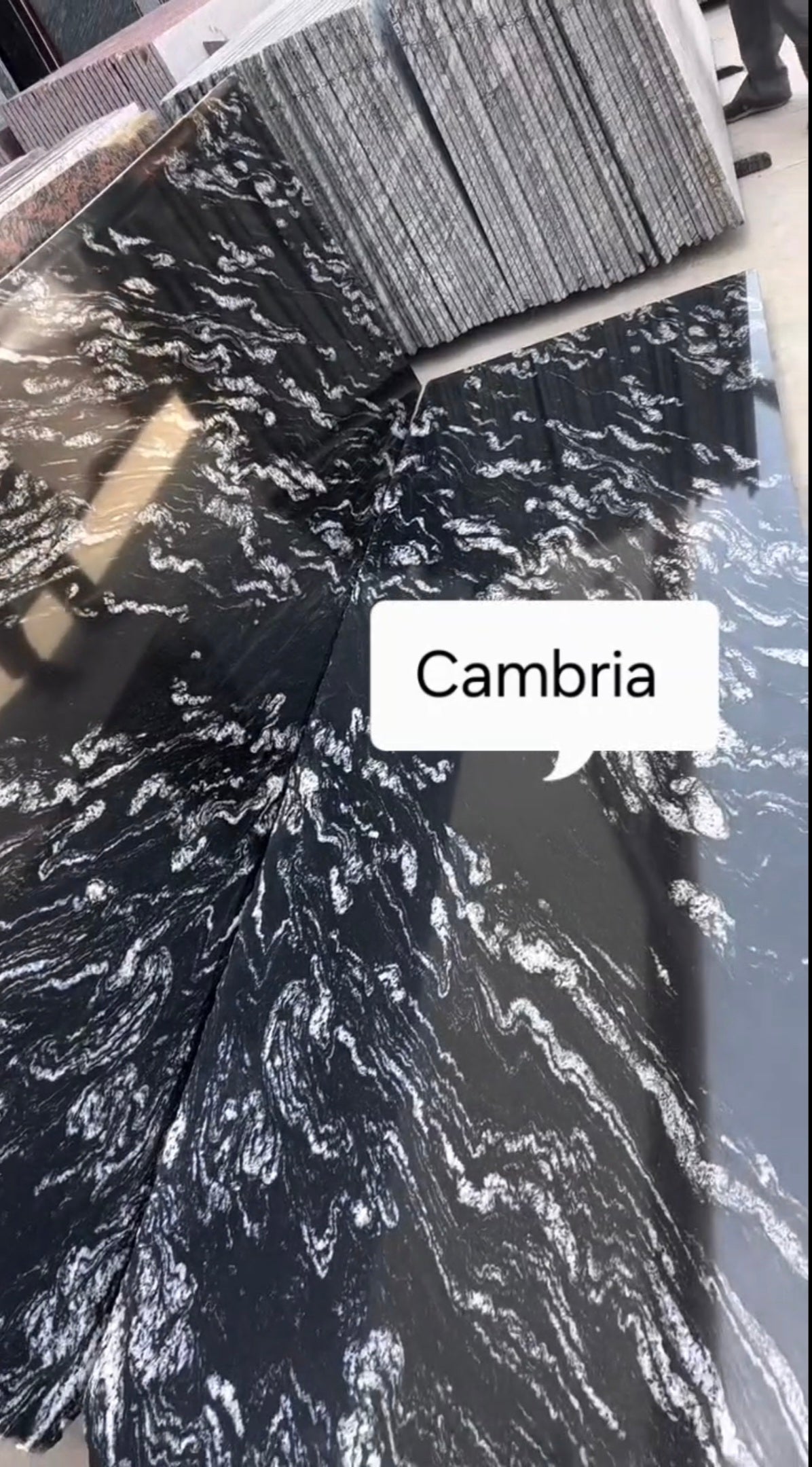 Forest Black granite