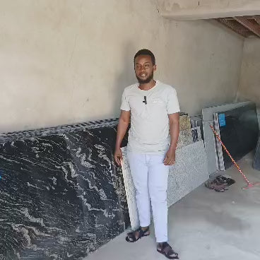 Forest Black granite