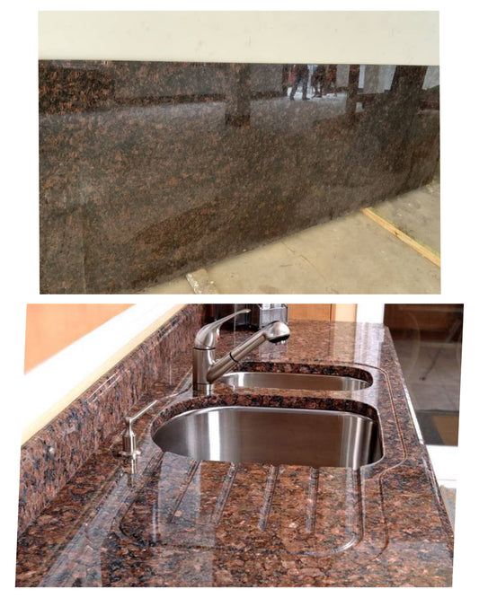 Tan brown granite
